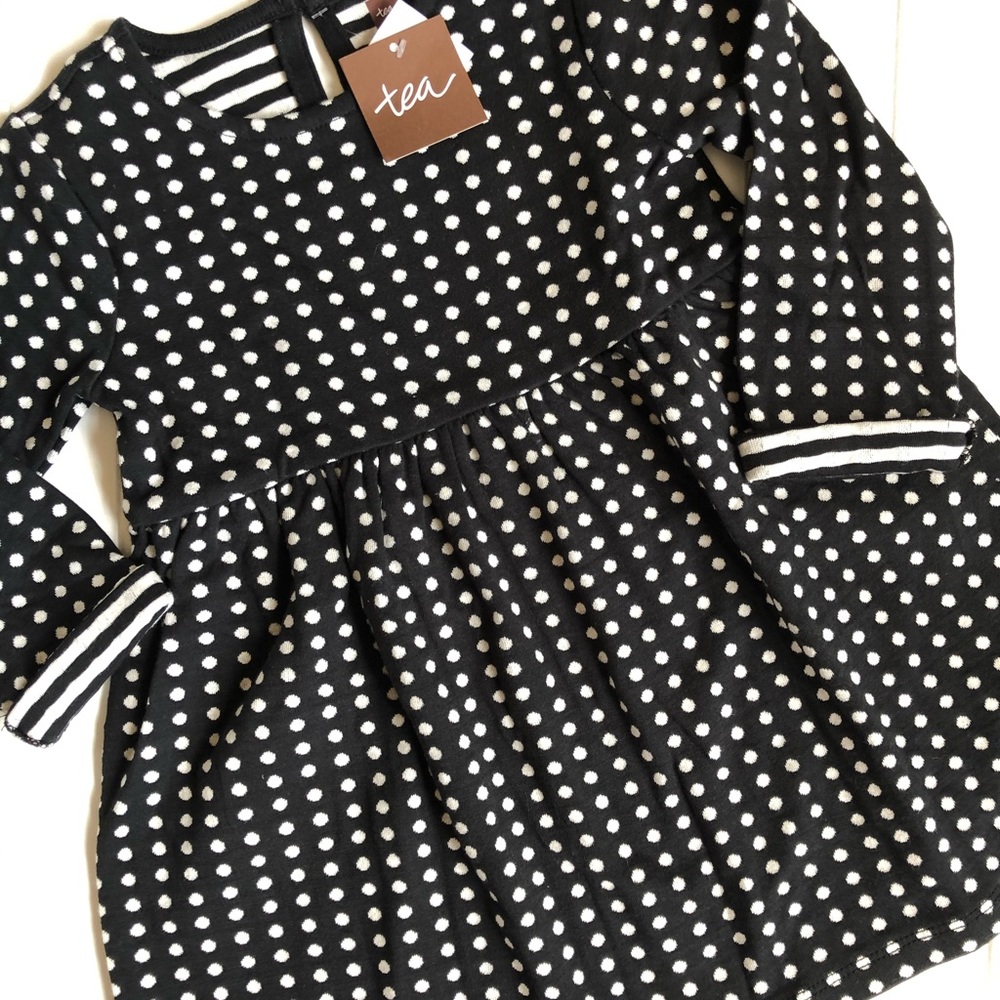 Tea Collection | polka dot sweater dress